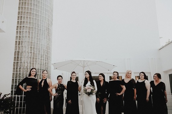 Nighttime wedding at Vizcaya Museum & Gardens in Miami