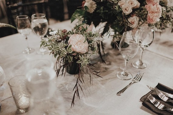 Nighttime wedding at Vizcaya Museum & Gardens in Miami