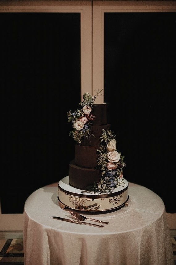 Nighttime wedding at Vizcaya Museum & Gardens in Miami