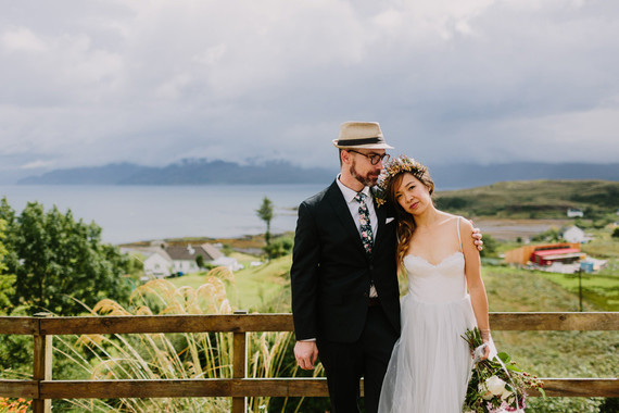 Elopement in the Scottish Highlands on the Isle of Skype