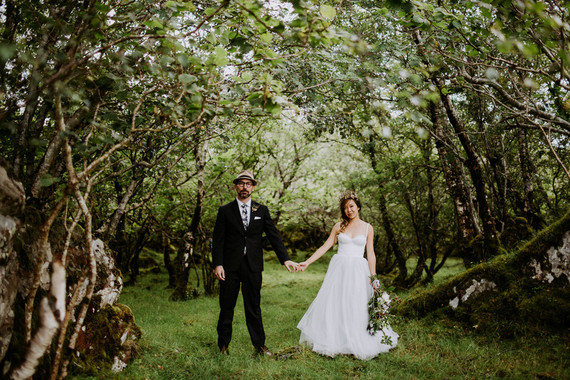 Elopement in the Scottish Highlands on the Isle of Skype Inspiration