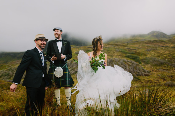 Elopement in the Scottish Highlands on the Isle of Skype