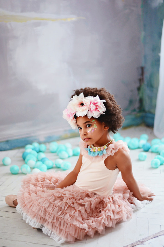Paper flower dress up ideas Inspiration