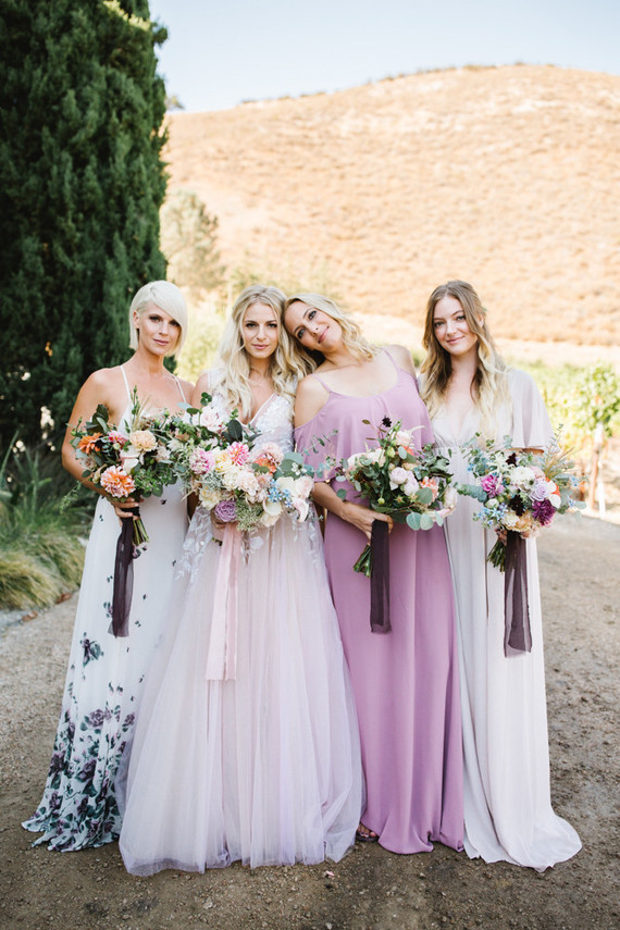 Stylish, whimsical, floral wedding at De Tierra Vineyards Inspiration