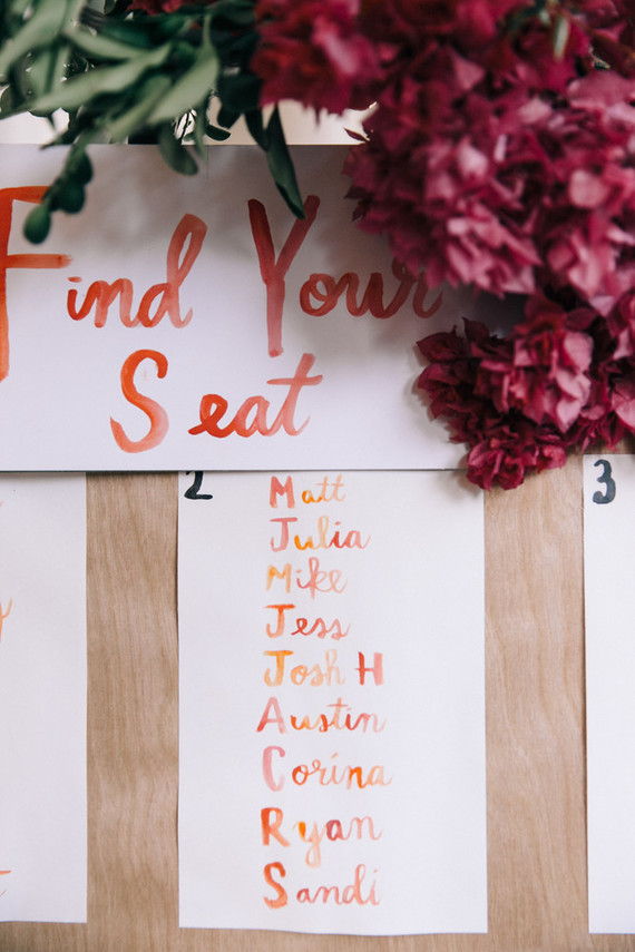 Bougainvillea inspired wedding at 5 Crowns restaurant in Corona Del Mar