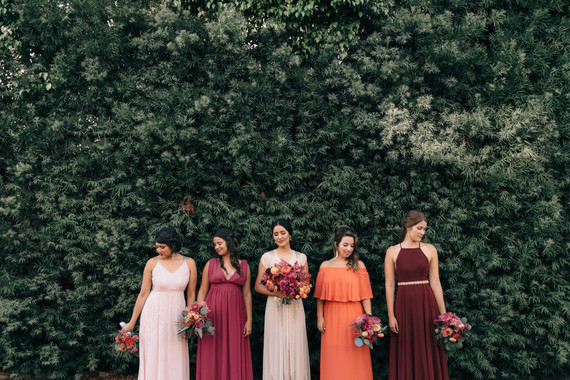 Bougainvillea inspired wedding at 5 Crowns restaurant in Corona Del Mar