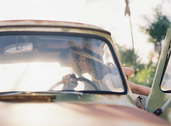 Engagement session at Caravan Outpost in Ojai + a giveaway