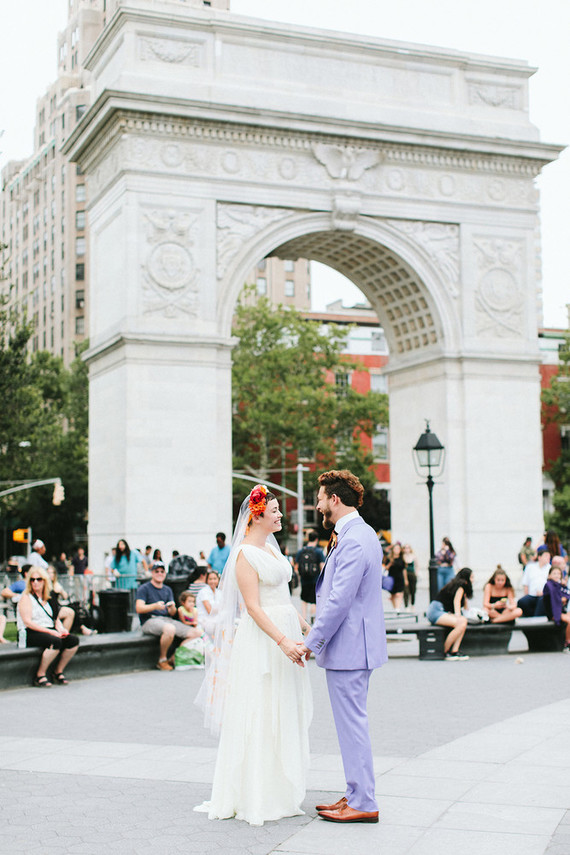 Butterfly themed spring wedding at Brooklyn Botanic Gardens