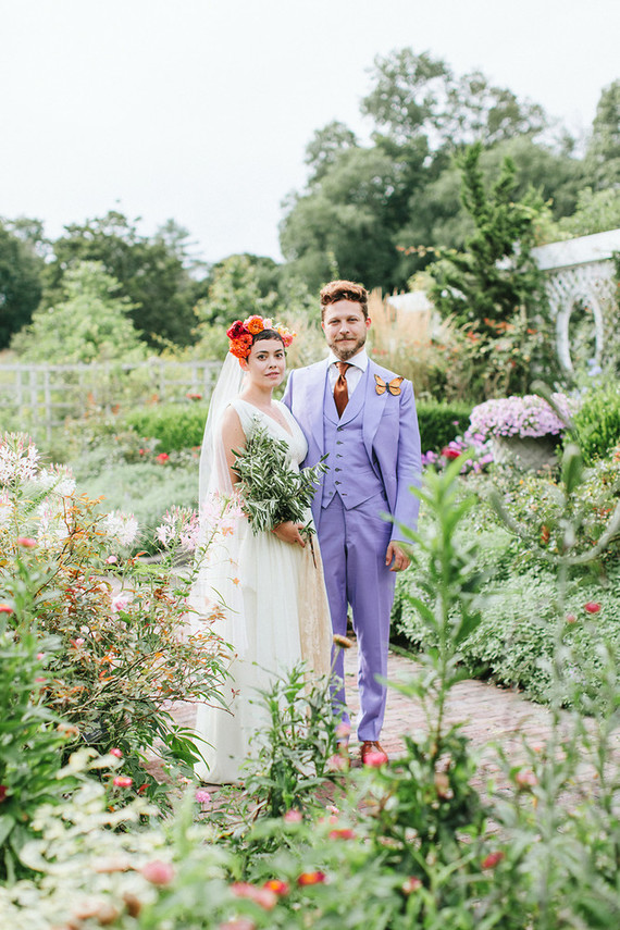 Butterfly themed spring wedding at Brooklyn Botanic Gardens