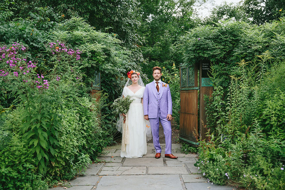 Butterfly themed spring wedding at Brooklyn Botanic Gardens