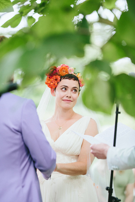 Butterfly themed spring wedding at Brooklyn Botanic Gardens