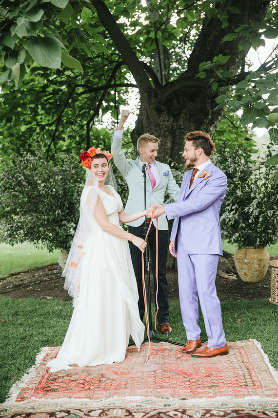 Butterfly themed spring wedding at Brooklyn Botanic Gardens