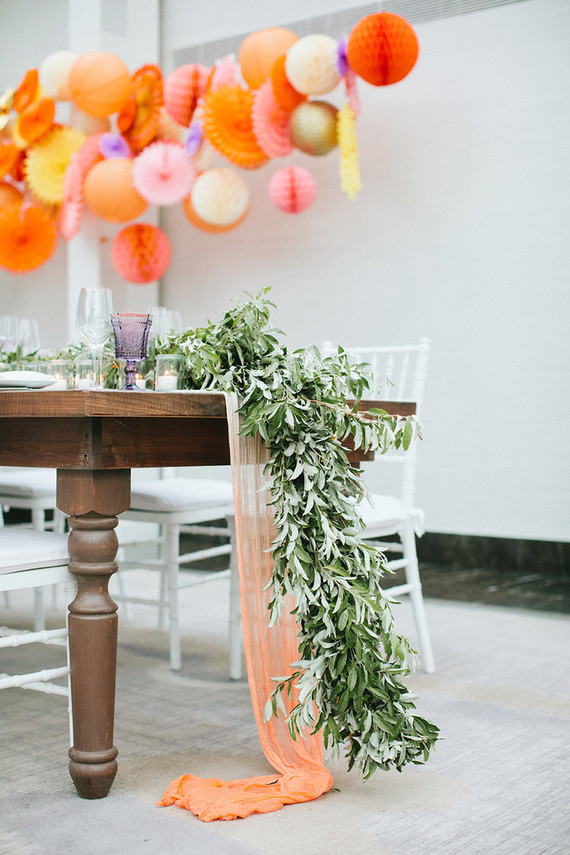 Butterfly themed spring wedding at Brooklyn Botanic Gardens