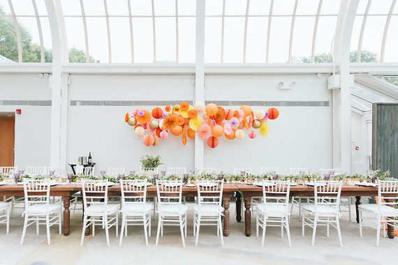 Butterfly themed spring wedding at Brooklyn Botanic Gardens