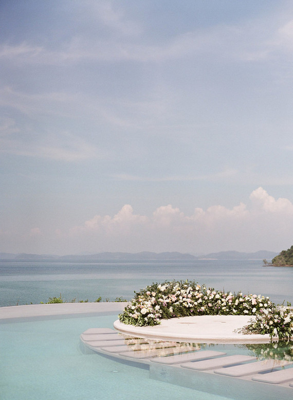 Elegant floral wedding ideas in Phuket Thailand Inspiration