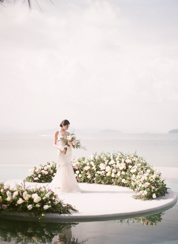 Elegant floral wedding ideas in Phuket Thailand Inspiration