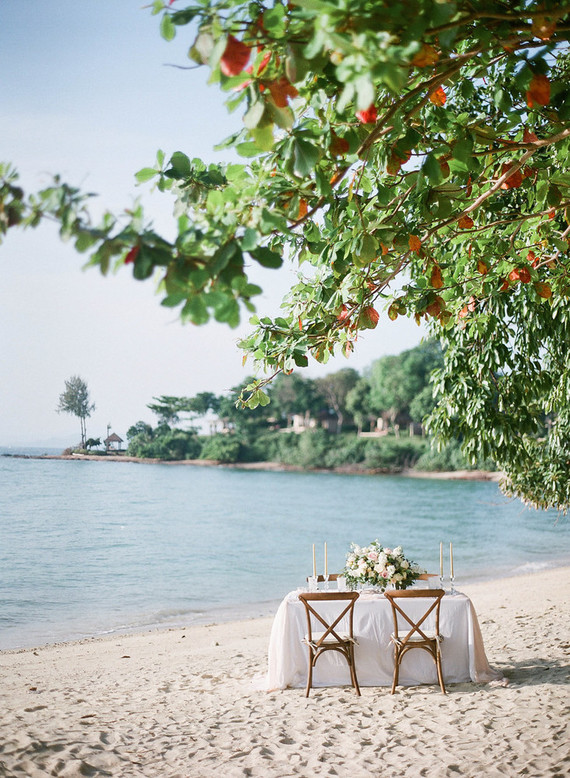 Elegant floral wedding ideas in Phuket Thailand