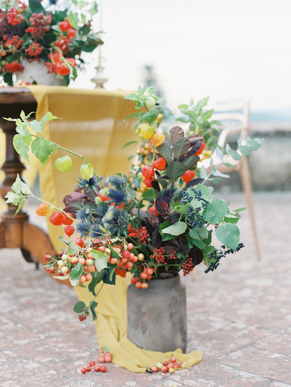 Romantic late summer Tuscan wedding inspiration