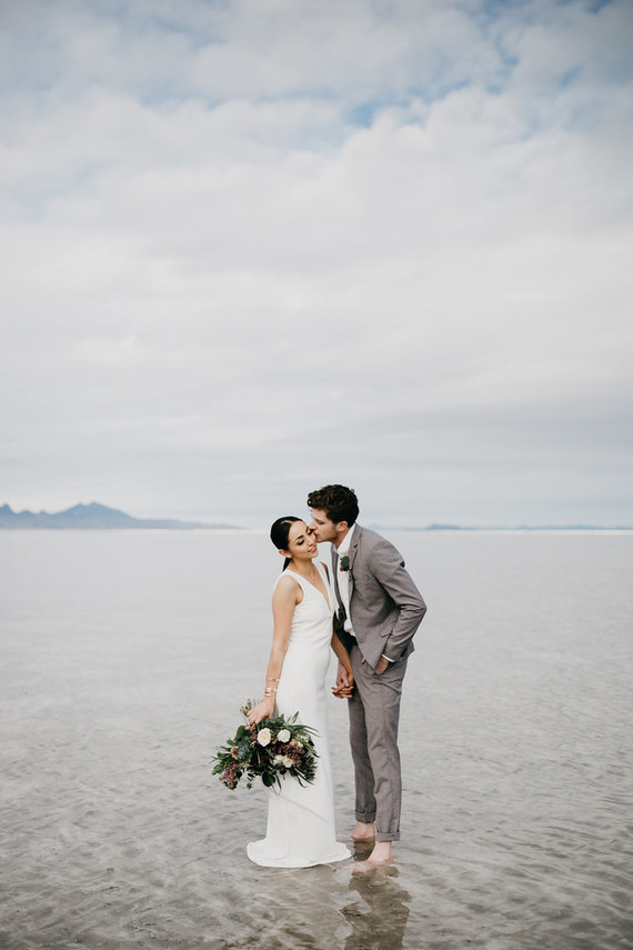 Bonneville Salt Flats engagement session
