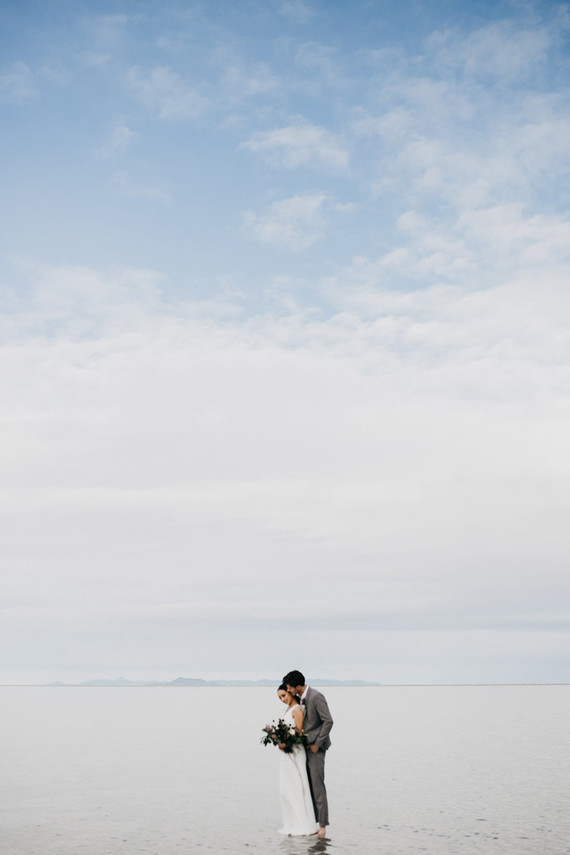 Bonneville Salt Flats engagement session