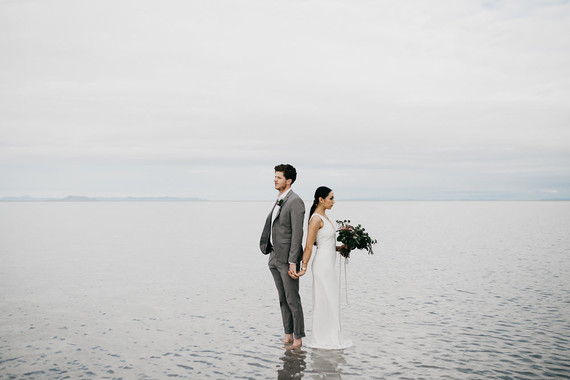 Bonneville Salt Flats engagement session