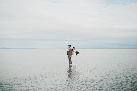 Bonneville Salt Flats engagement session Inspiration
