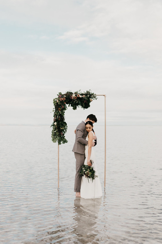 Bonneville Salt Flats engagement session