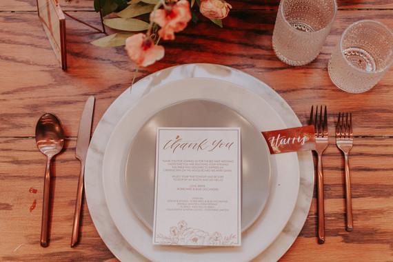 Bohemian wedding decor