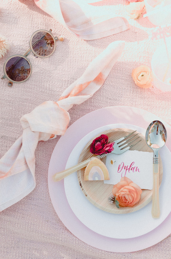 70's inspired earth day picnic from Beijos Events