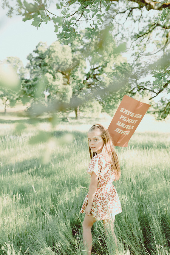 70's inspired earth day picnic from Beijos Events