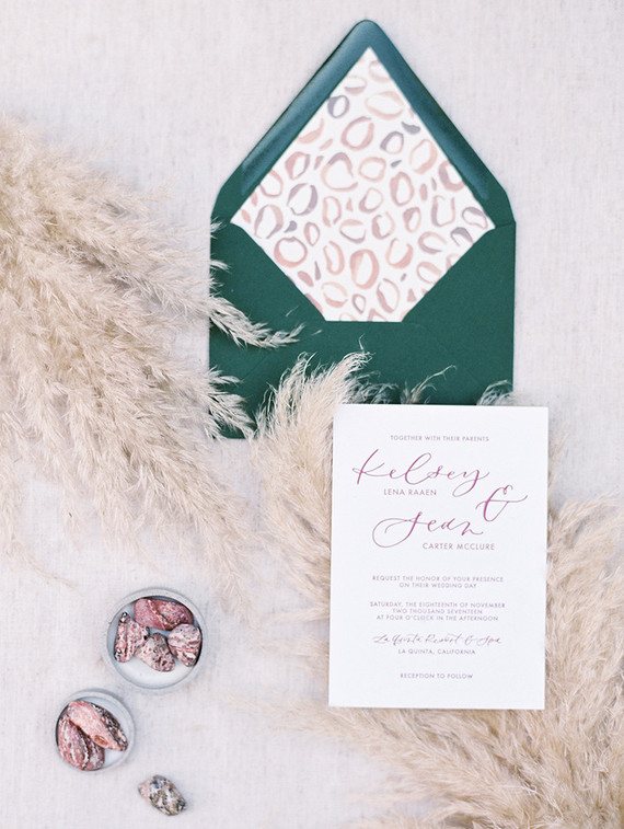 Romantic earth tone Palm Springs wedding by Amorology Inspiration