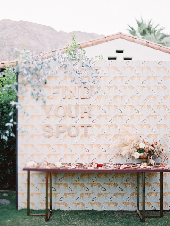Romantic earth tone Palm Springs wedding by Amorology