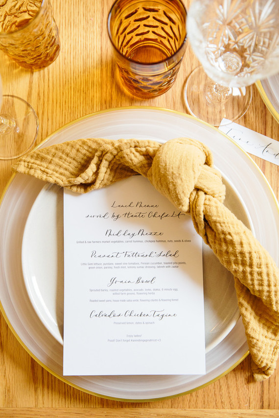 Earthy spring brunch inspiration