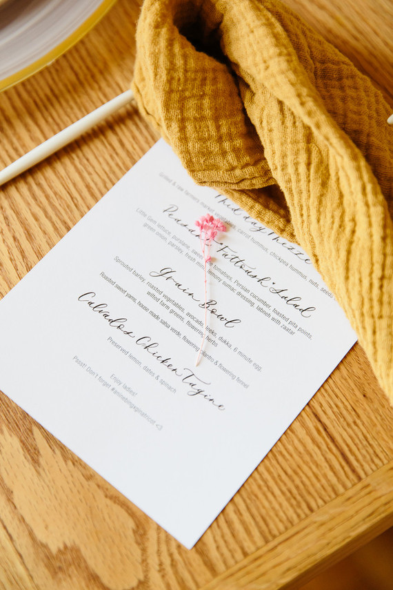 Earthy spring brunch inspiration