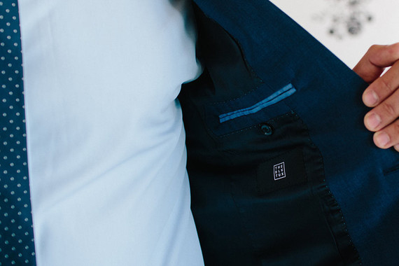 Floral wedding party ideas with The Black Tux