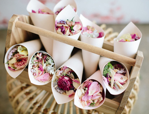 Floral wedding party ideas with The Black Tux Inspiration