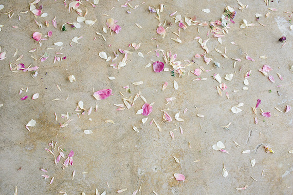 Floral wedding party ideas with The Black Tux