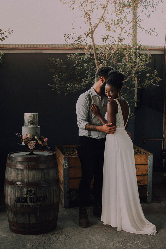 Moody urban brewery wedding ideas in Cape Town
