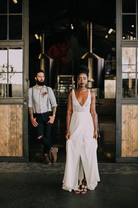 Moody urban brewery wedding ideas in Cape Town