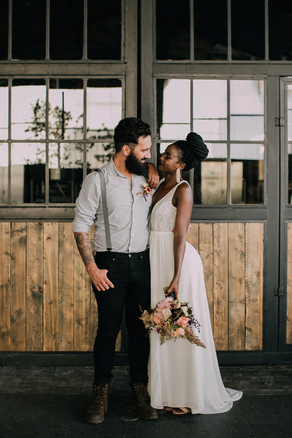 Moody urban brewery wedding ideas in Cape Town