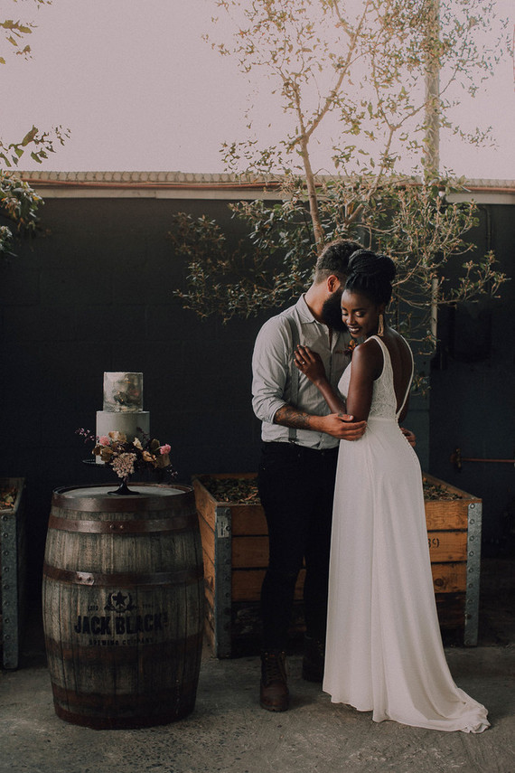 Moody urban brewery wedding ideas in Cape Town