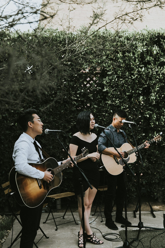 Moody minimalist spring wedding at The Ruby Street in Los Angeles