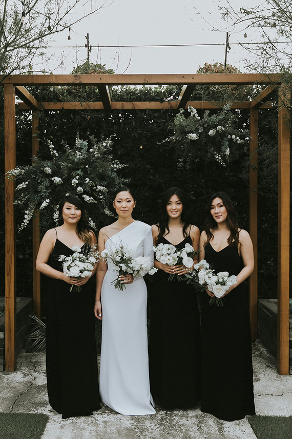 Moody minimalist spring wedding at The Ruby Street in Los Angeles