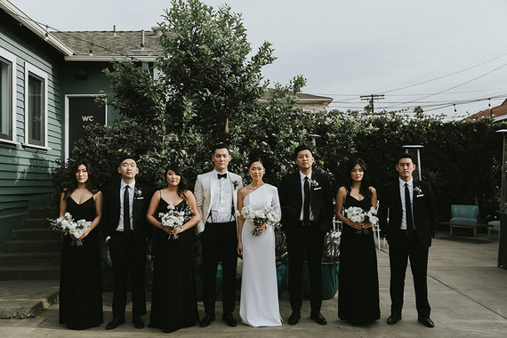 Moody minimalist spring wedding at The Ruby Street in Los Angeles