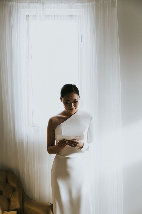 Moody minimalist spring wedding at The Ruby Street in Los Angeles Inspiration