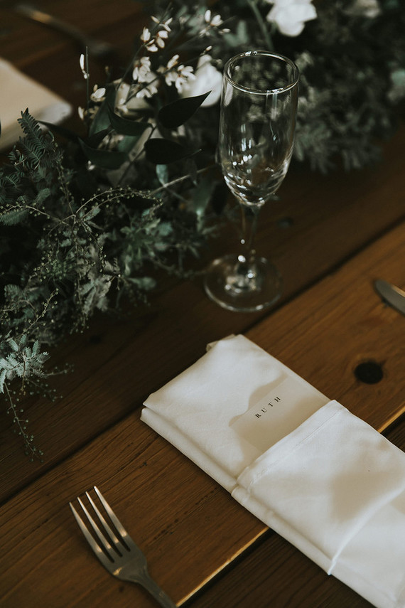 Moody minimalist spring wedding at The Ruby Street in Los Angeles