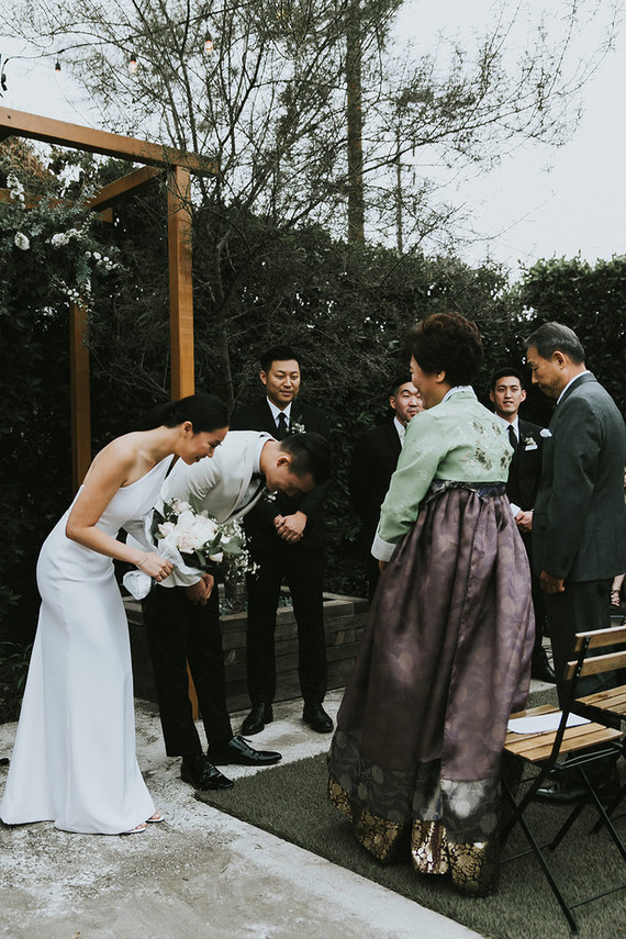 Moody minimalist spring wedding at The Ruby Street in Los Angeles Inspiration