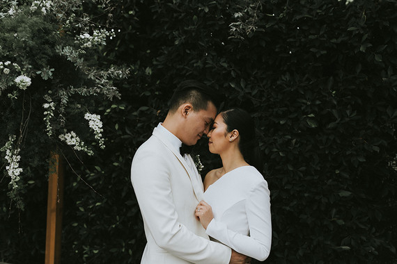 Moody minimalist spring wedding at The Ruby Street in Los Angeles