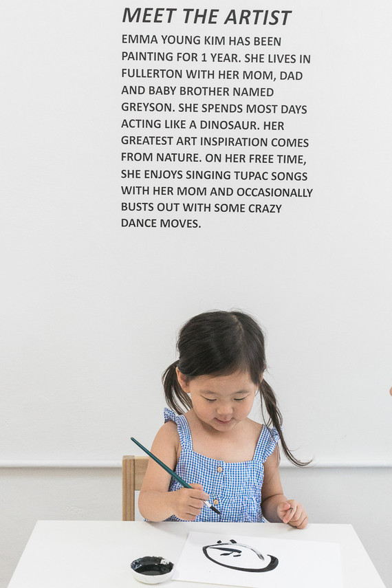 Art gallery third birthday Inspiration