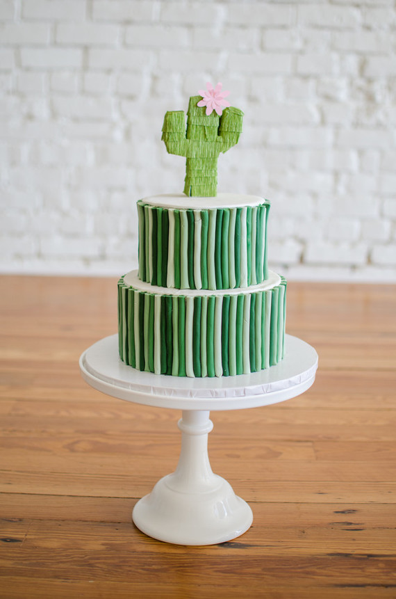 Cactus themed cinco de mayo party on 100 Layer Cakelet